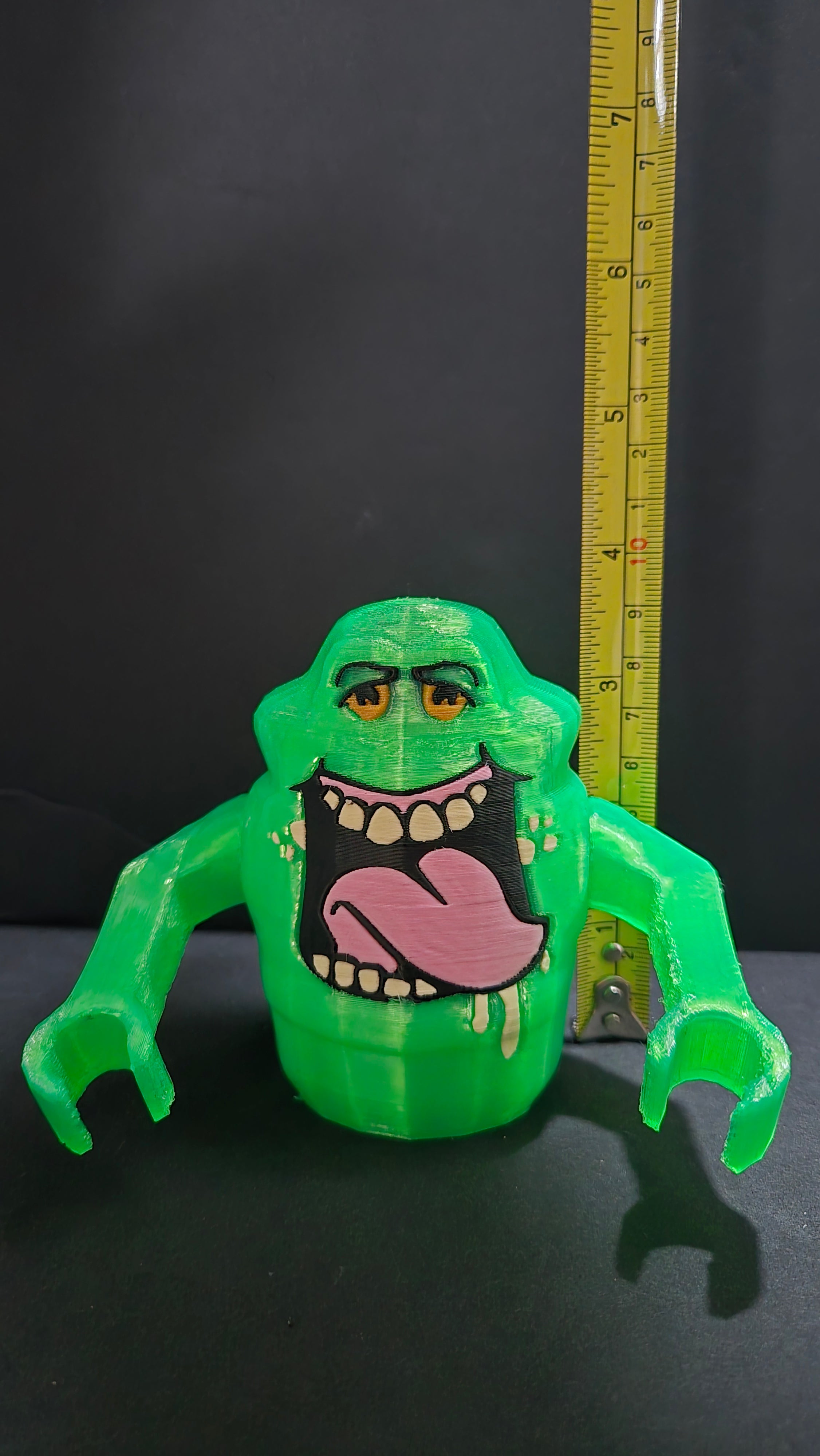 3D Printed Lego Slimer Minifig | Ghost Busters Megafigure - Mythic Labs 3D
