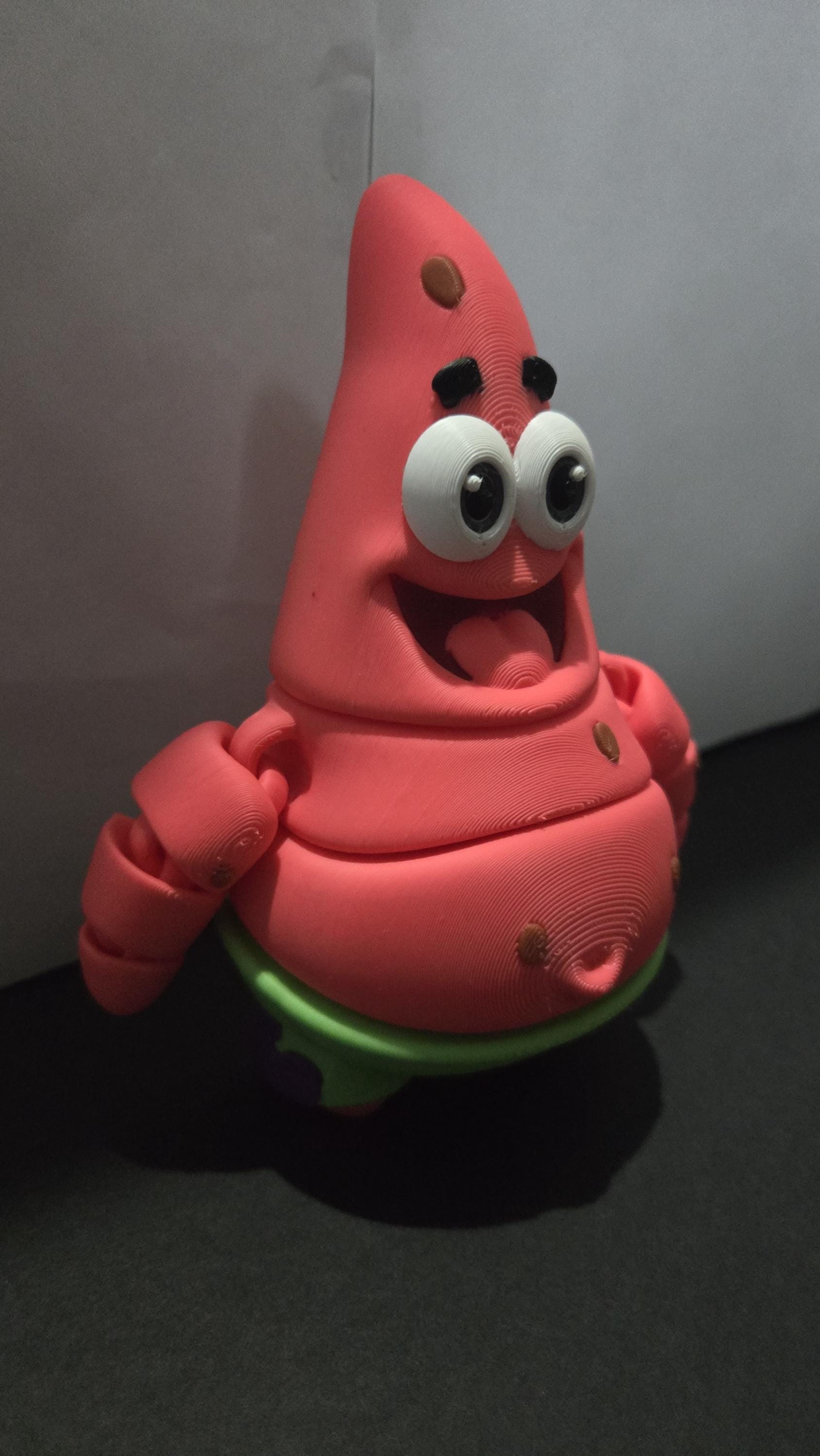 Spongebob Squarepants: Patrick Star Flexi Figure | 3D Printed Articulated Toy