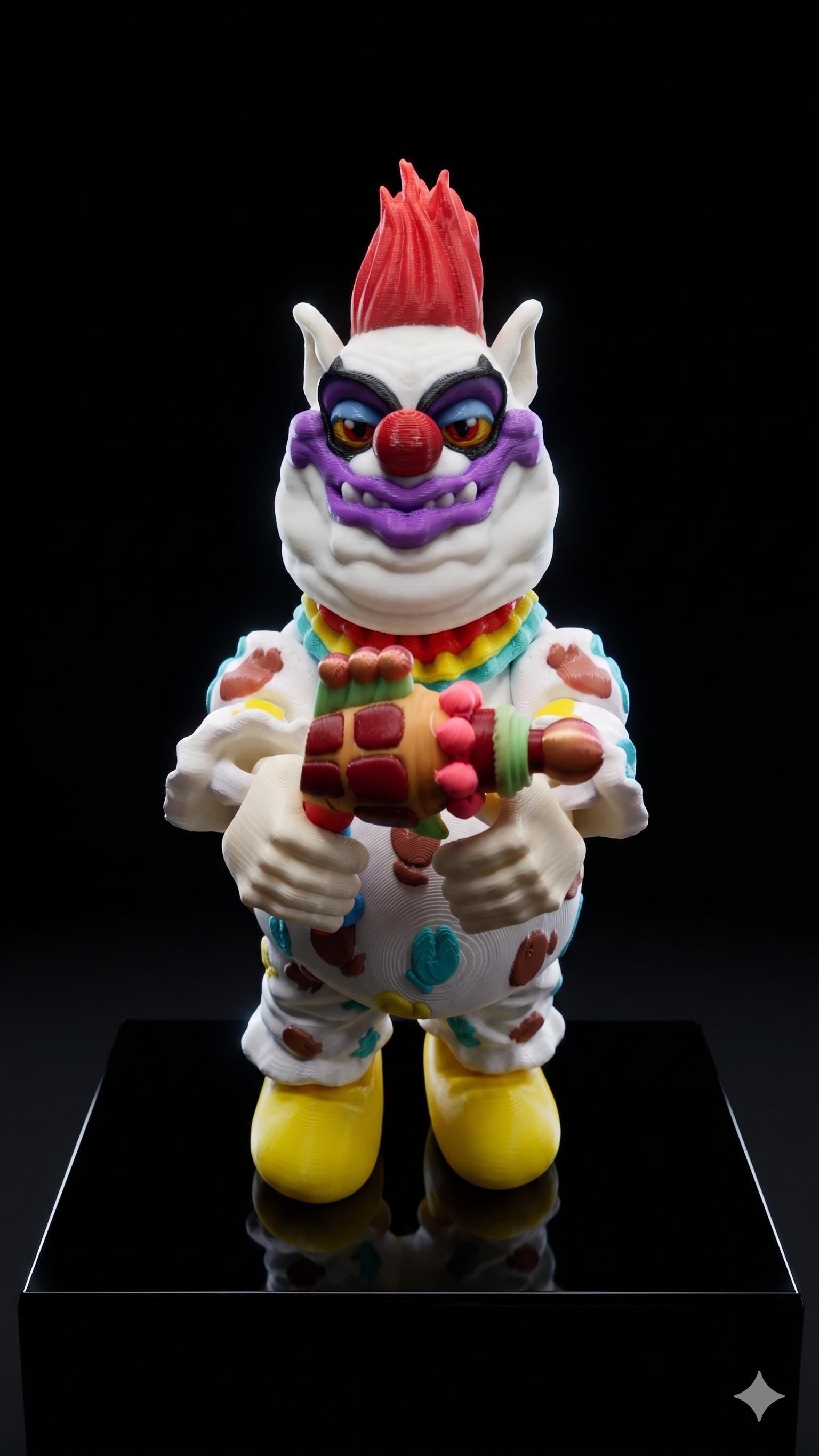 3D Printed Killer Klowns From Outer Space | "Fatso" Figure | With Ray Gun!