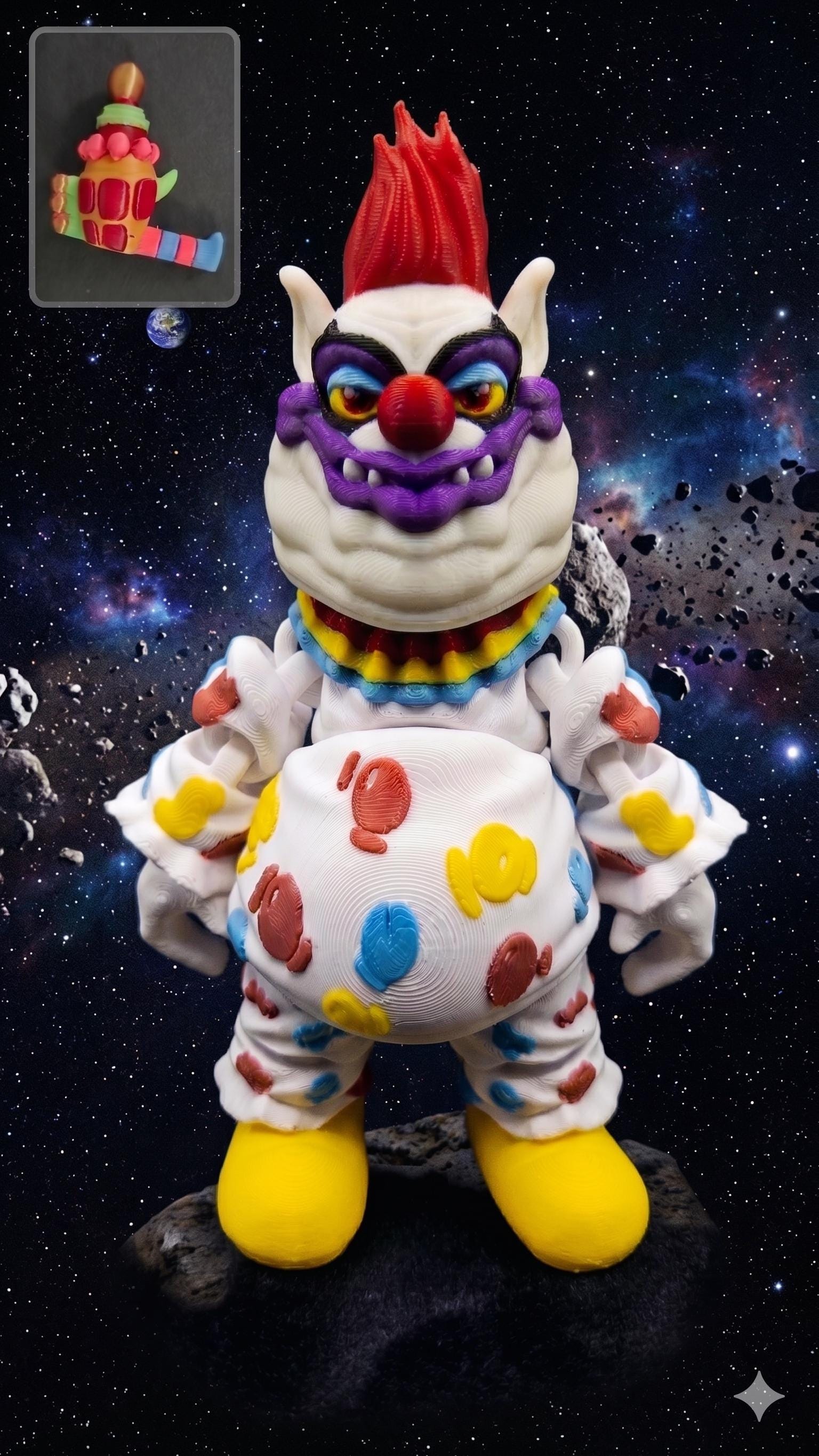 3D Printed Killer Klowns From Outer Space | "Fatso" Figure | With Ray Gun!