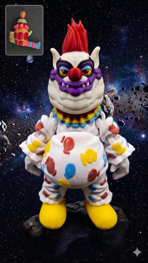 3D Printed Killer Klowns From Outer Space | "Fatso" Figure | With Ray Gun!