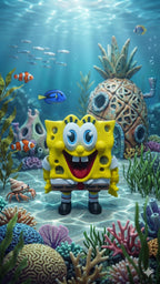 3D Printed Spongebob Flexi | Bikini Bottom Figure