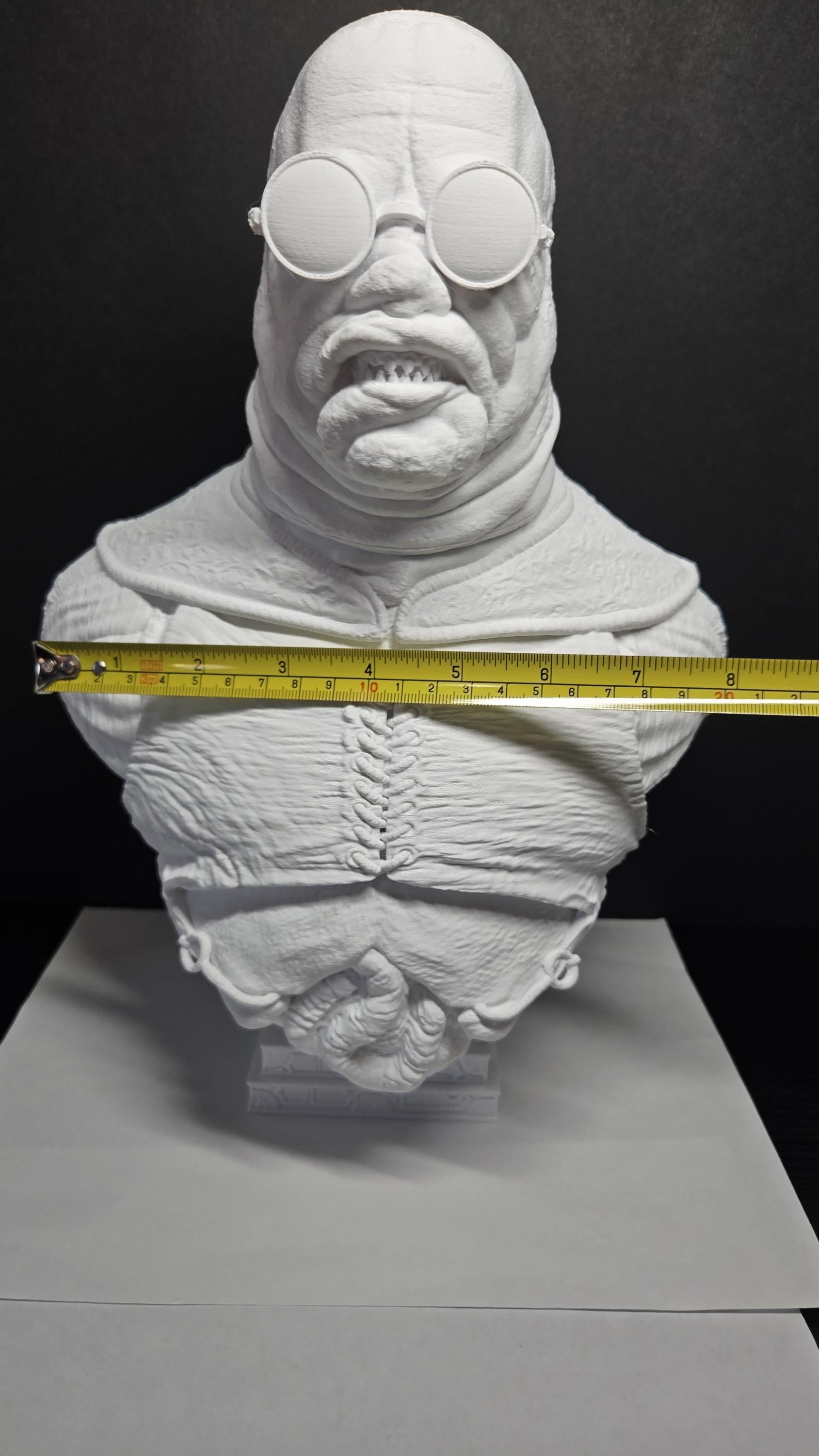 3D Printed Butterball Cenobite Bust | Ready for paint! | Hellraiser Collectible Statue
