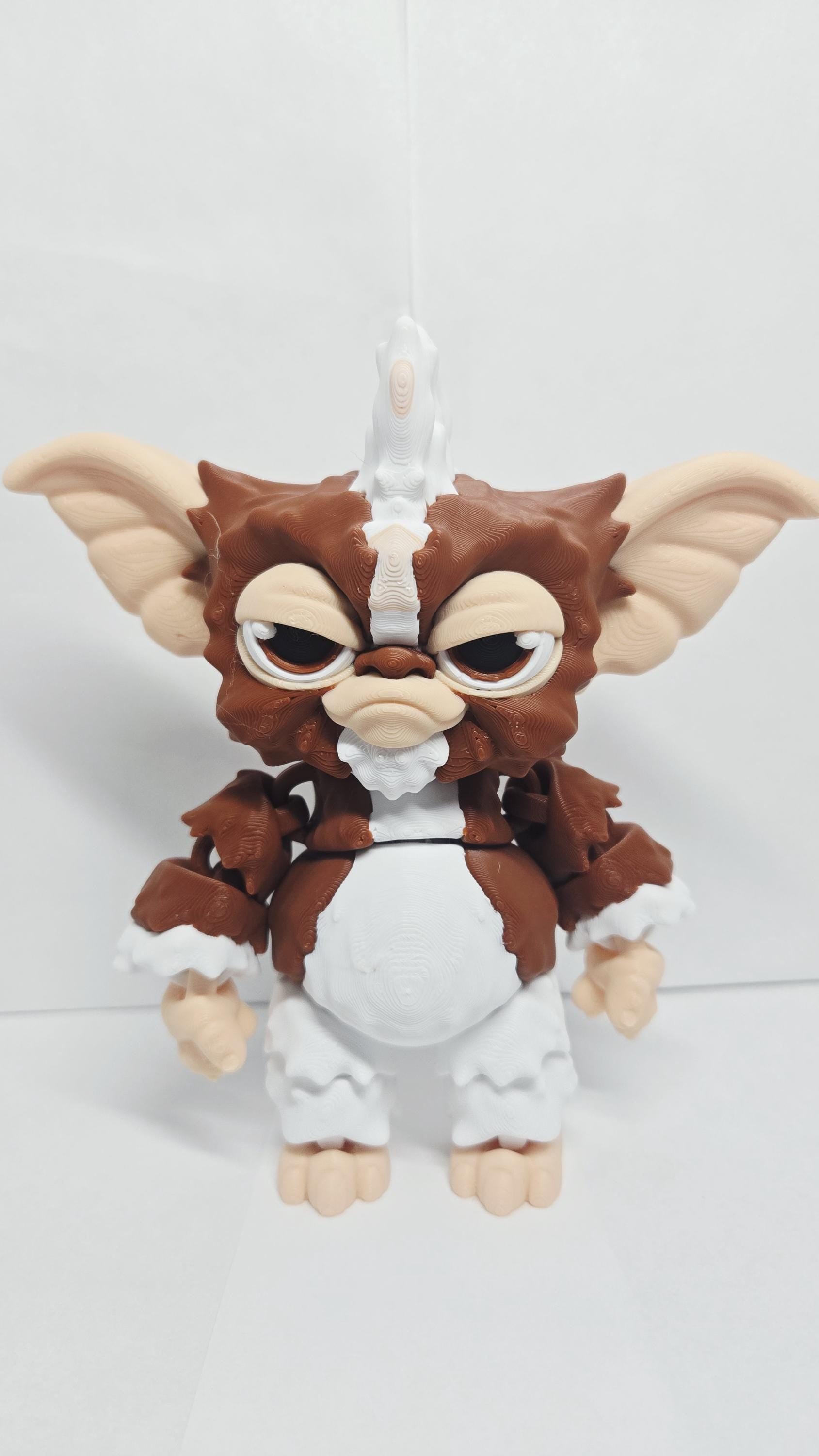Gremlins: Gizmo Mogwai Flexi Figure | Full-Color 3D Printed Retro Movie Toy