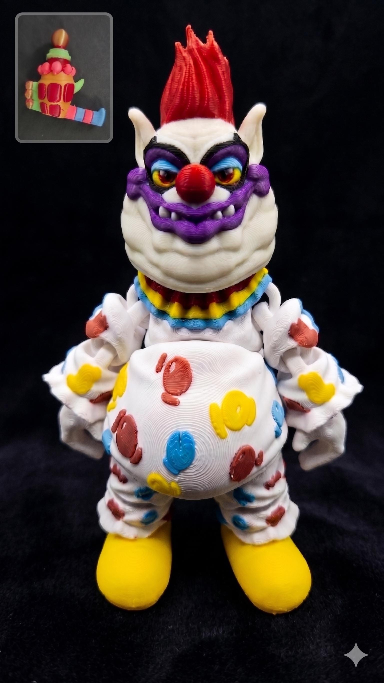 3D Printed Killer Klowns From Outer Space | "Fatso" Figure | With Ray Gun!