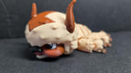 Right side view of the jointed Appa figure to demonstrate structural movement