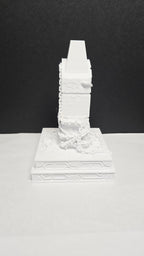 The stand for the bust
