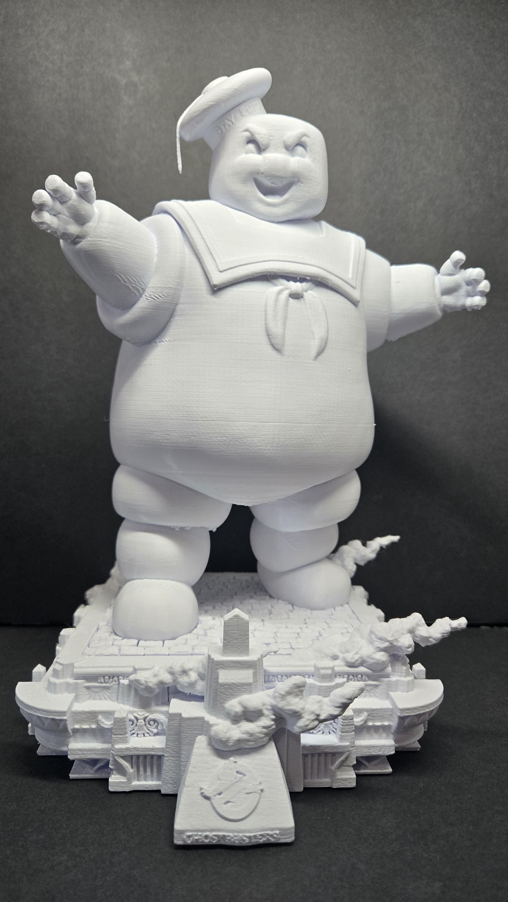 Ghostbusters: Stay Puft Marshmallow Man Diorama | DIY 3D Printed Paint-Ready Statue