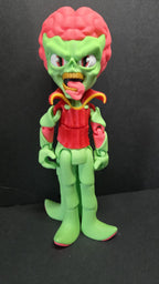 Mars Attacks: Martian Flexi Figure | Full-Color 3D Printed Alien Toy