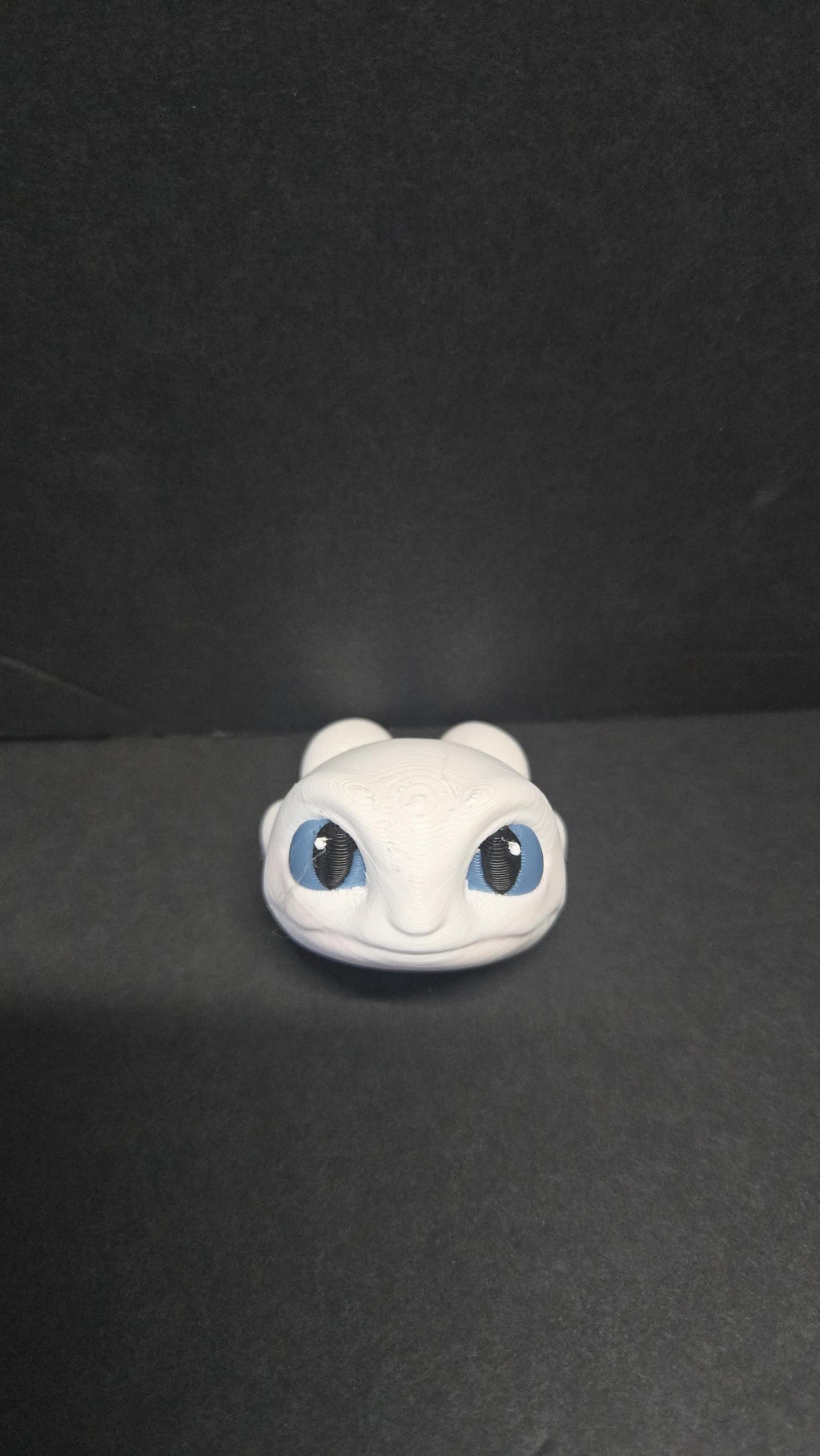 How To Train Your Dragon Light Fury Flexi | HTTYD Collectible | 3D Printed with Swappable Heads