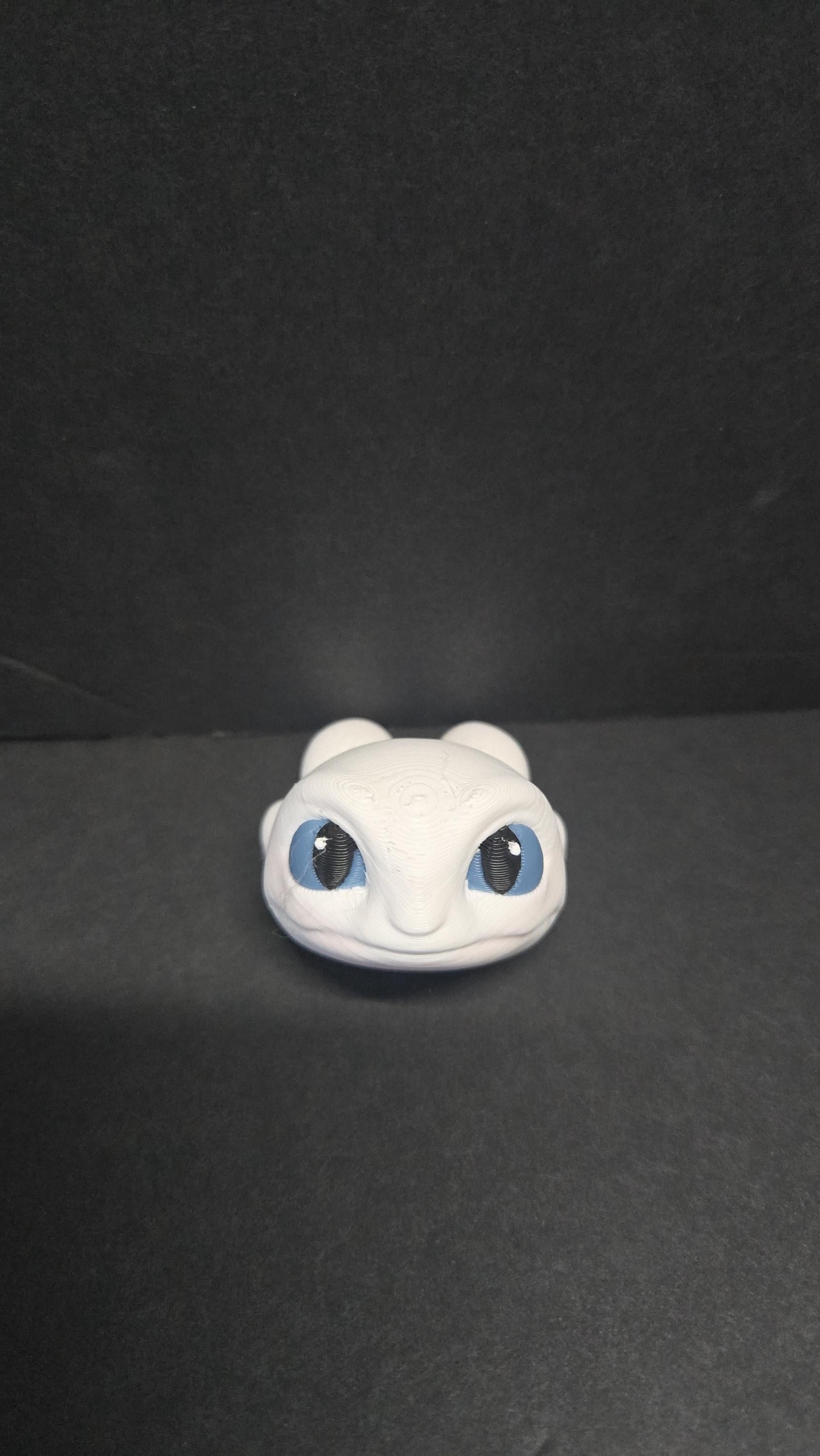 How To Train Your Dragon Light Fury Flexi | HTTYD Collectible | 3D Printed with Swappable Heads