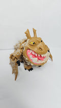 Full-color 3D printed How to Train Your Dragon Gronckle flexi figure standing upright on a flat surface as the main product view