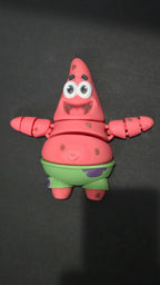Front view of the star flexi figure with arms outstretched